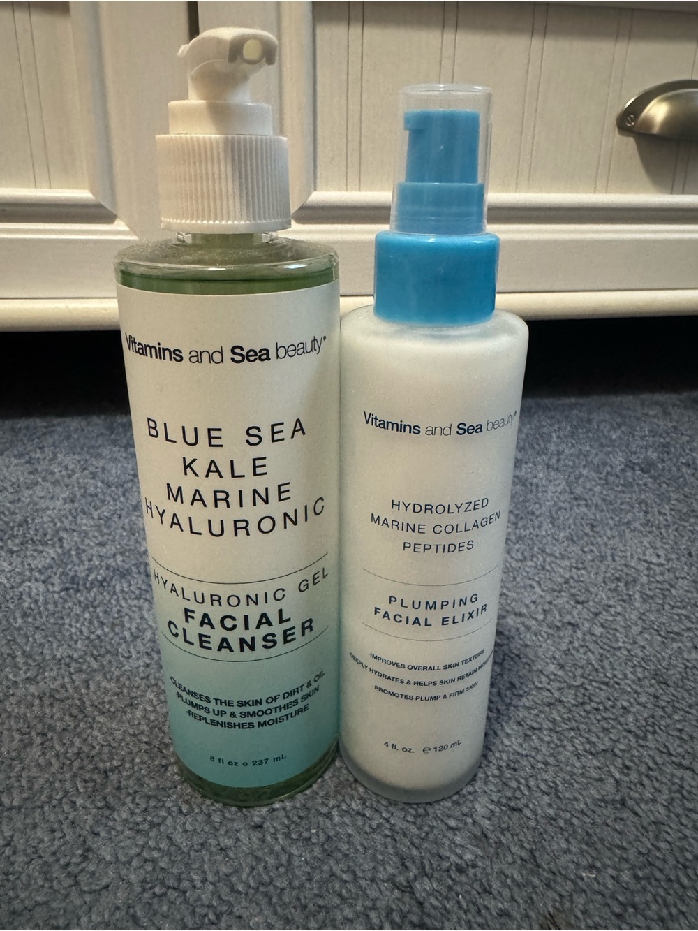 Vitamins and Sea Blue Sea Kale Marine Hyaluronic Facial Cleanser - Green